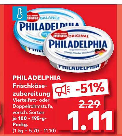 PHILADELPHIA Frischkäsezubereitung