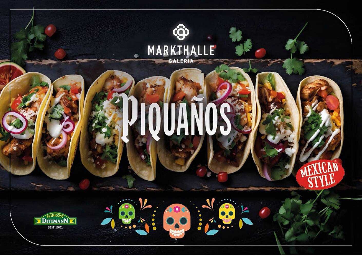 Piquaños - Mexikanische Spezialität aus der Galeria Markthalle