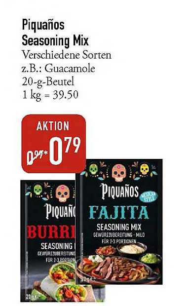 Piquaños Seasoning Mix - Verschiedene Sorten