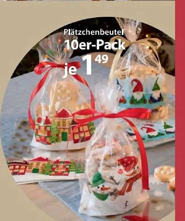 Plätzchenbeutel 10er-Pack je 1,49