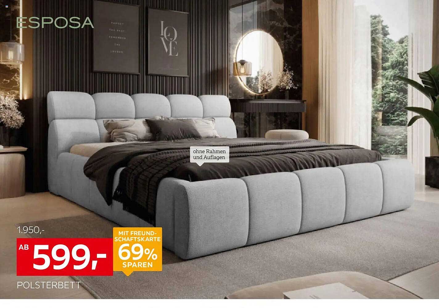 Polsterbett ESPOSA