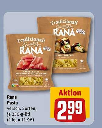 Rana Pasta - Verschiedene Sorten, je 250-g-Btl.