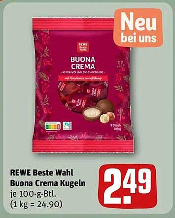REWE Beste Wahl Buona Crema Kugeln