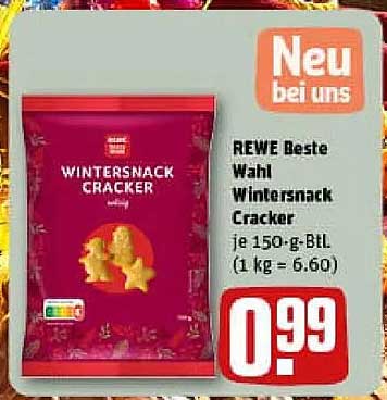 REWE Beste Wahl Wintersnack Cracker