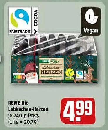 REWE Bio Lebkuchen-Herzen