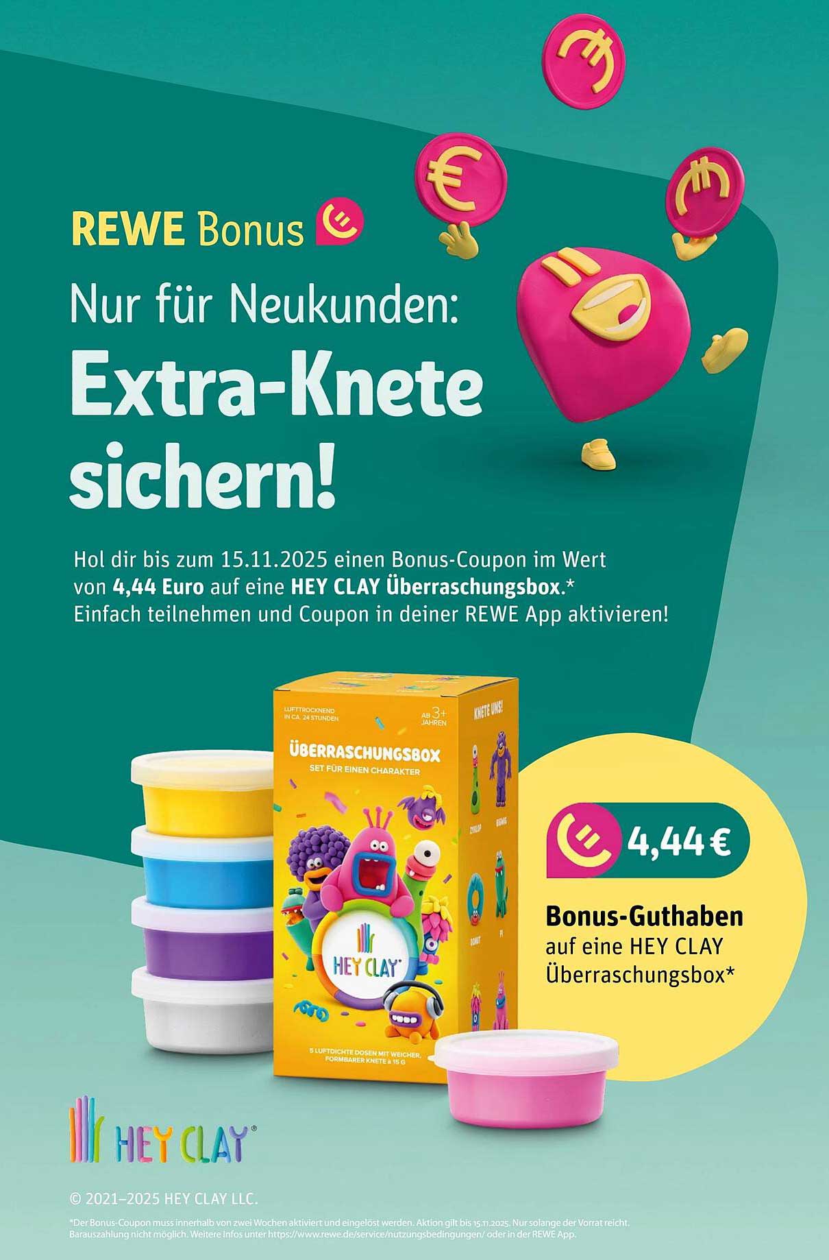 REWE Bonus für Neukunden: Extra-Knete sichern!