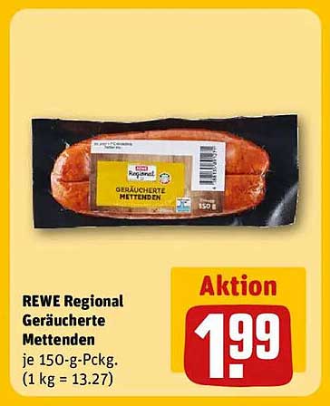 REWE Regional Geräucherte Mettenden