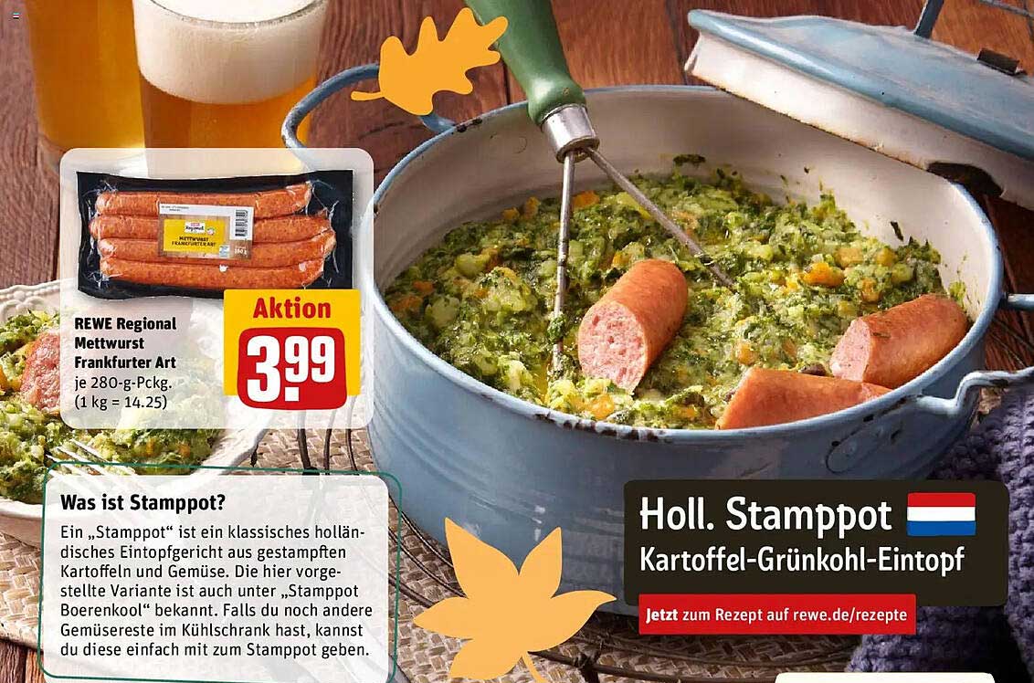 REWE Regional Mettwurst Frankfurter Art