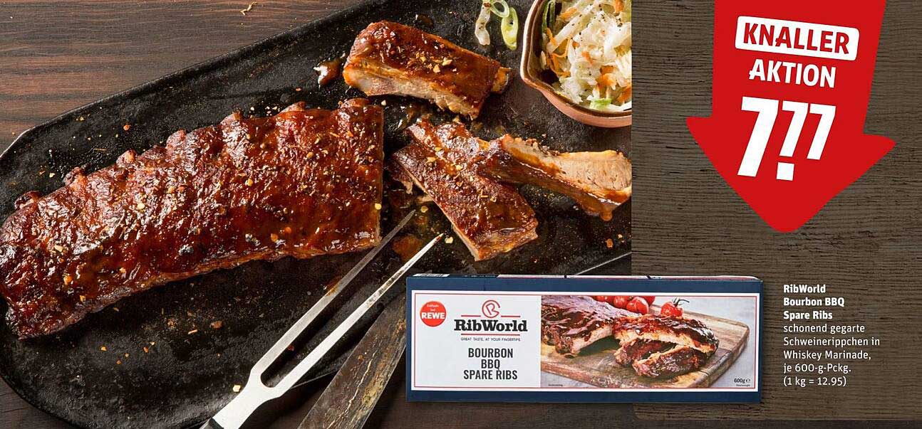 RibWorld Bourbon BBQ Spare Ribs