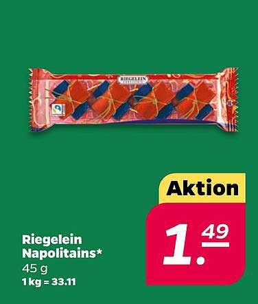 Riegelein Napolitains* 45 g - Aktion!