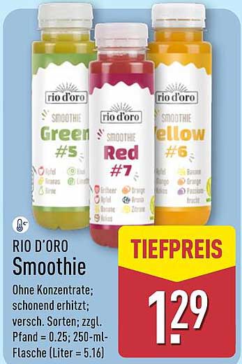 RIO D'ORO Smoothie - Vielfältige Geschmackserlebnisse für jeden Tag