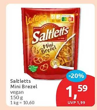 Saltletts Mini Brezel 150 g