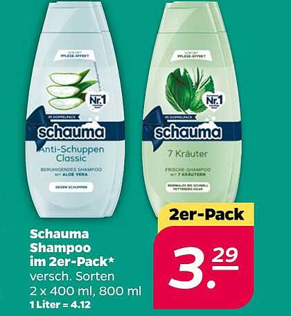 Schauma Shampoo im 2er-Pack - verschiedene Sorten