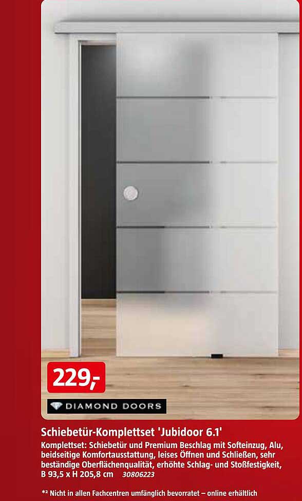 Schiebetür-Komplettset 'Jubidoor 6.1'