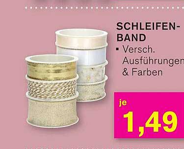 SCHLEIFENBAND - Versch. Ausführungen & Farben