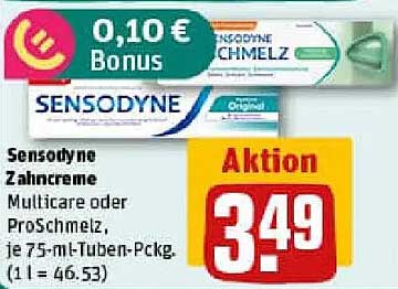 Sensodyne Zahnpasta Multicare oder ProSchmelz, je 75 ml