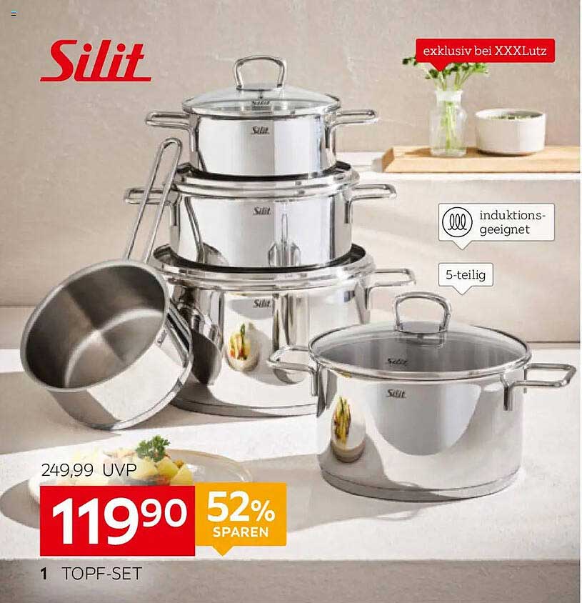 Silit Topf-Set 5-teilig