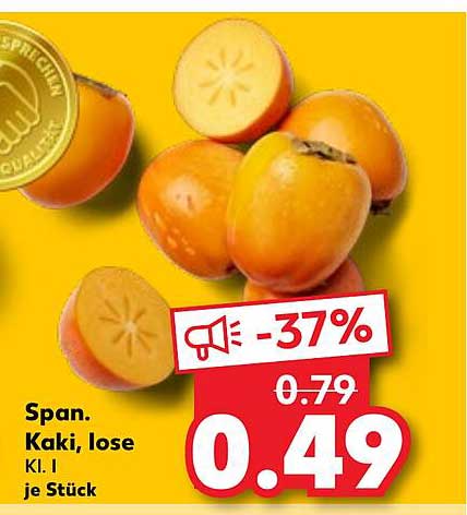 Spanische Kaki, lose, Kl. I, je Stück