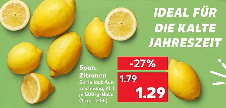 Spanische Zitronen 500 g