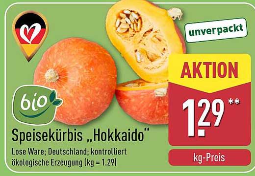 Speisekürbis „Hokkaido“