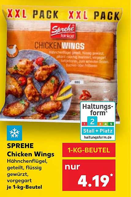 SPREHE Chicken Wings 1-kg-Beutel