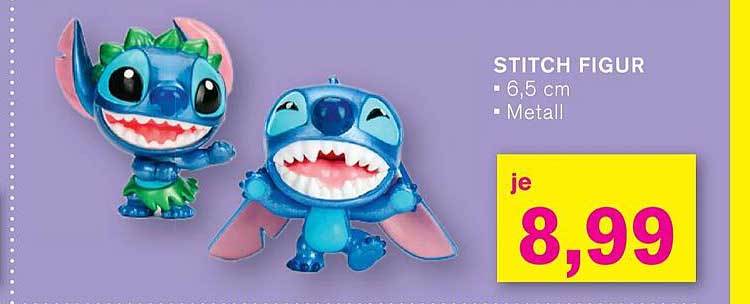 STITCH FIGUR - 6,5 cm aus Metall