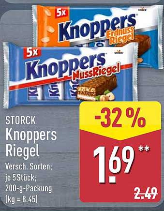 STORCK Knoppers Riegel - Vielfalt für jeden Geschmack