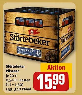 Störtebeker Pilsener 0,5 l - Aktionskasten