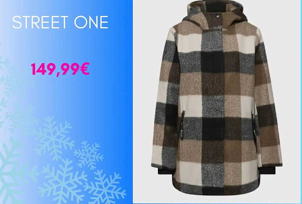 Street One Damenjacke mit Karomuster - 149,99€