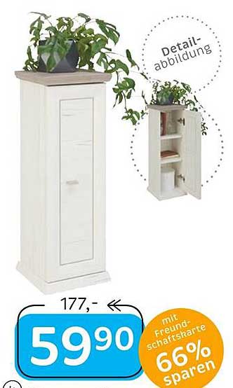 Stylischer Pflanzenständer mit Stauraum