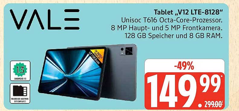 Tablet „V12 LTE-8128“