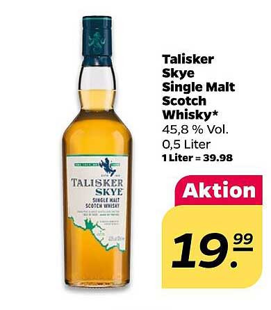 Talisker Skye Single Malt Scotch Whisky 0,5 Liter