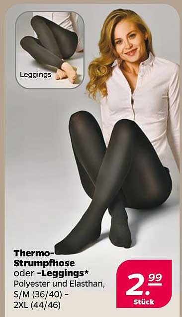 Thermo-Strumpfhose oder Leggings