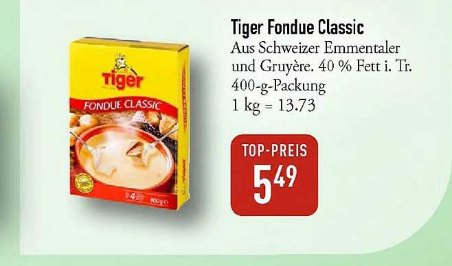 Tiger Fondue Classic