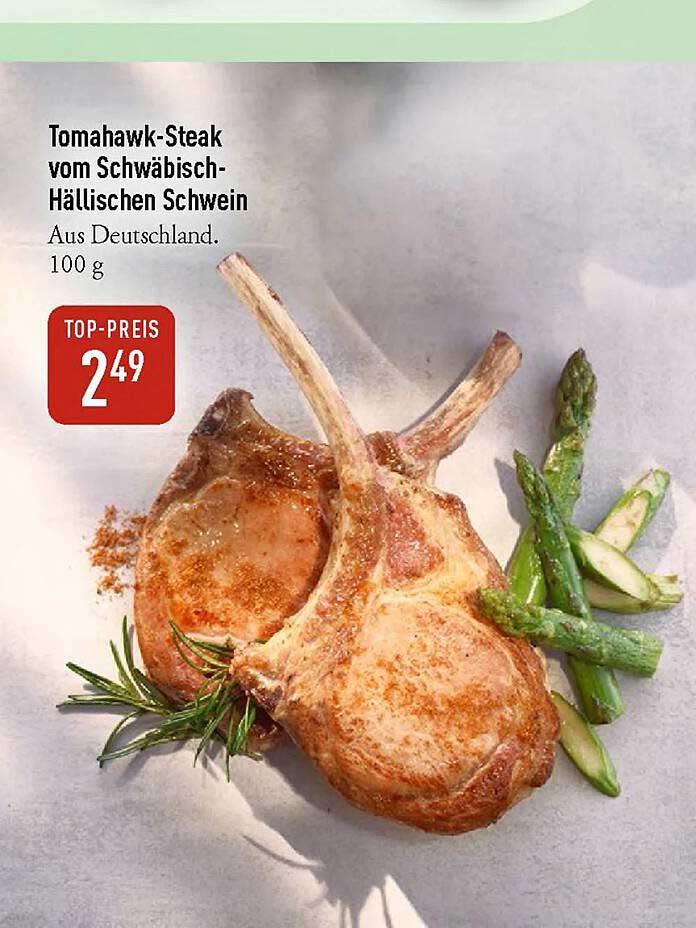 Tomahawk-Steak vom Schwäbisch-Hällischen Schwein