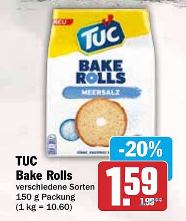 TUC Bake Rolls - Meerwärts genießen