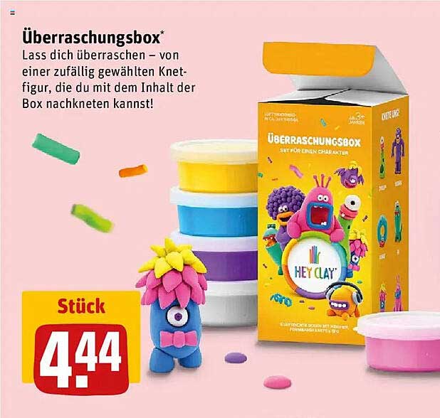 Überraschungsbox von HEY CLAY - Set für einen Charakter