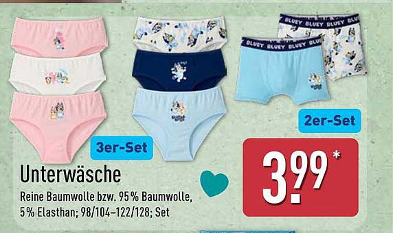 Unterwäsche – 3er-Set und 2er-Set