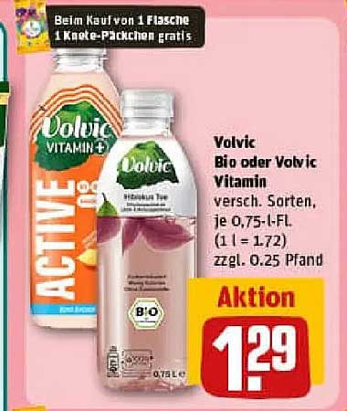 Volvic Bio oder Volvic Vitamin