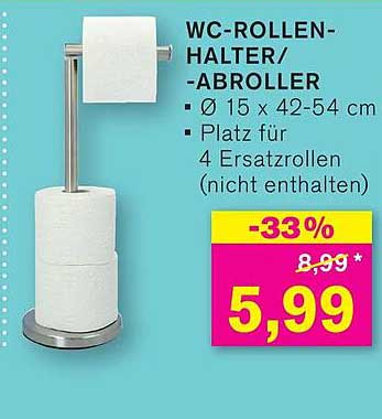 WC-ROLLEN-HALTER/-ABROLLER