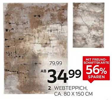 Webteppich, ca. 80 x 150 cm - Jetzt zum Sparpreis!