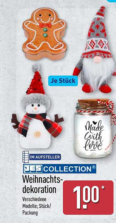 Weihnachtsdekoration JES COLLECTION® - Verschiedene Modelle