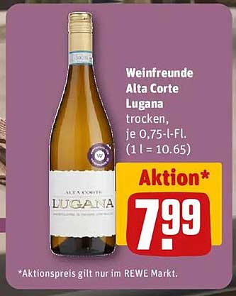 Weinfreunde Alta Corte Lugana trocken, je 0,75-l-Fl.