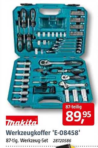 Werkzeugkoffer 'E-08458' 87-tlg.