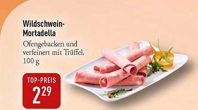 Wildschwein-Mortadella - Ofengebacken und verfeinert mit Trüffel (100 g)
