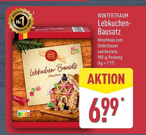 WINTERTRAUM Lebkuchen-Bausatz