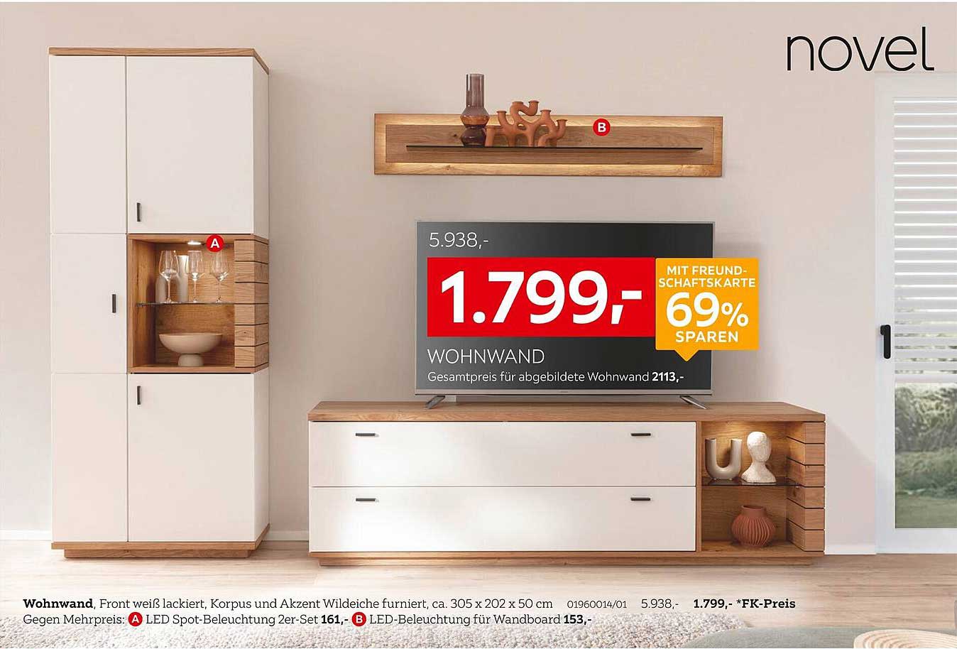 Wohnwand - Elegantes Design und Funktionalität vereint