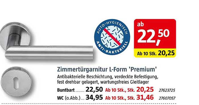 Zimmertürdichtung L-Form 'Premium'
