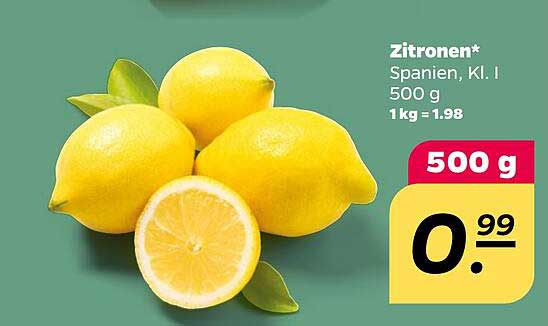 Zitronen* Spanien, K.L. I 500 g