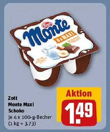 Zott Monte Maxi Schoko